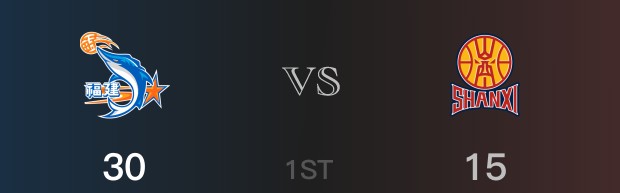 福建首节领先山西，曾凌铉得到10分，张宁得到9分